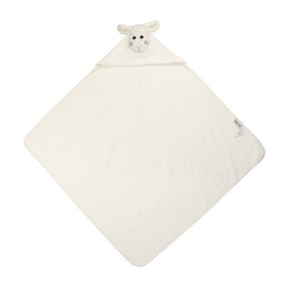 Baby Plush Terry Hooded Bath Towel - Lucky the Lamb