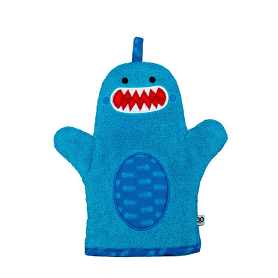 Baby Snow Terry Bath Mitt - Sherman the Shark