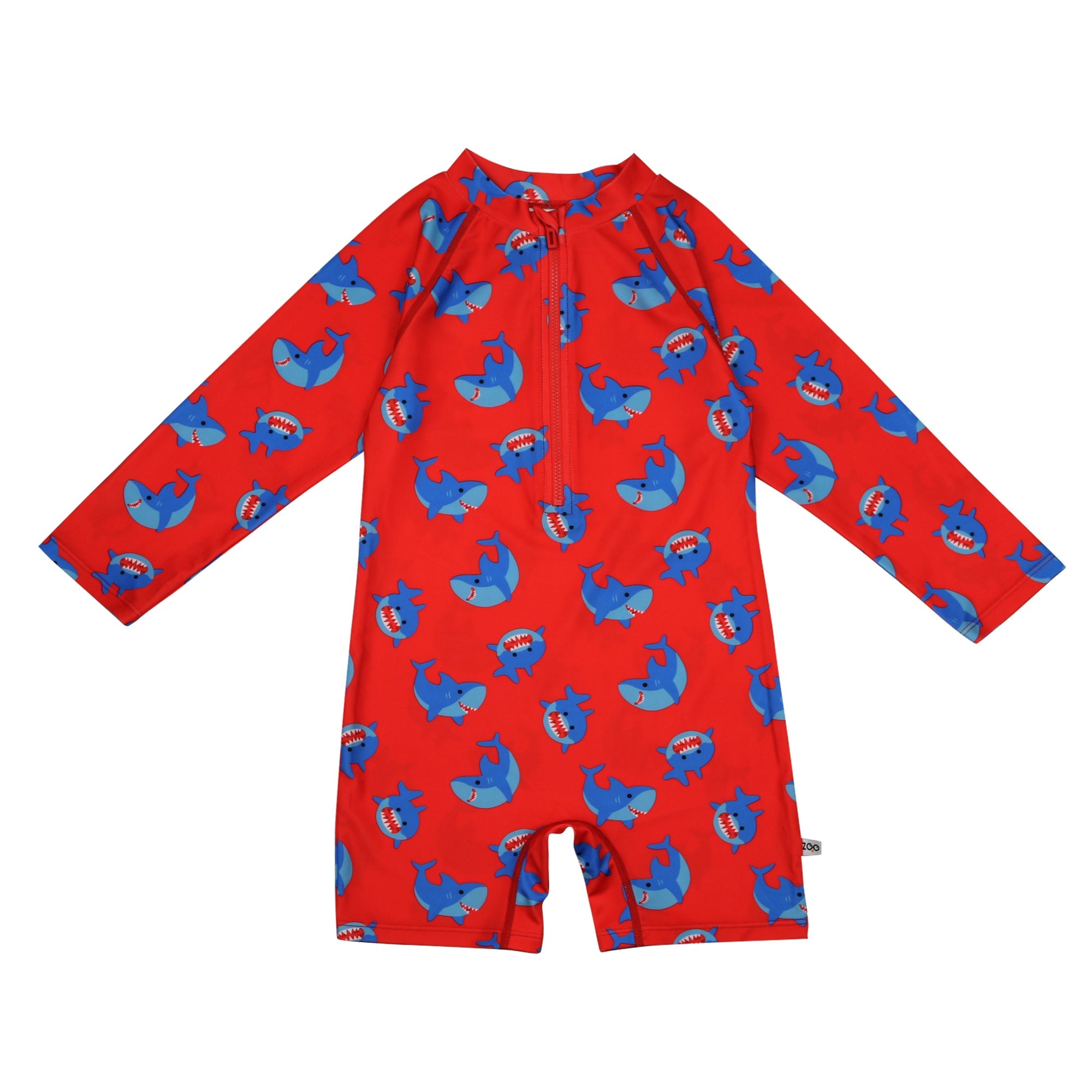 Baby/Toddler Rash Guard One Piece Printed Swimsuit - Sherman the Shark