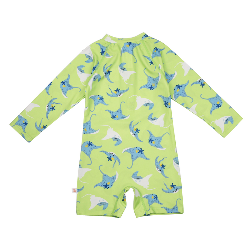 Baby/Toddler Rash Guard One Piece Printed Swimsuit - Sid the Stingray