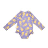 Baby/Toddler Girls Rash Guard One Piece Ruffled Swimsuit - Pineapple