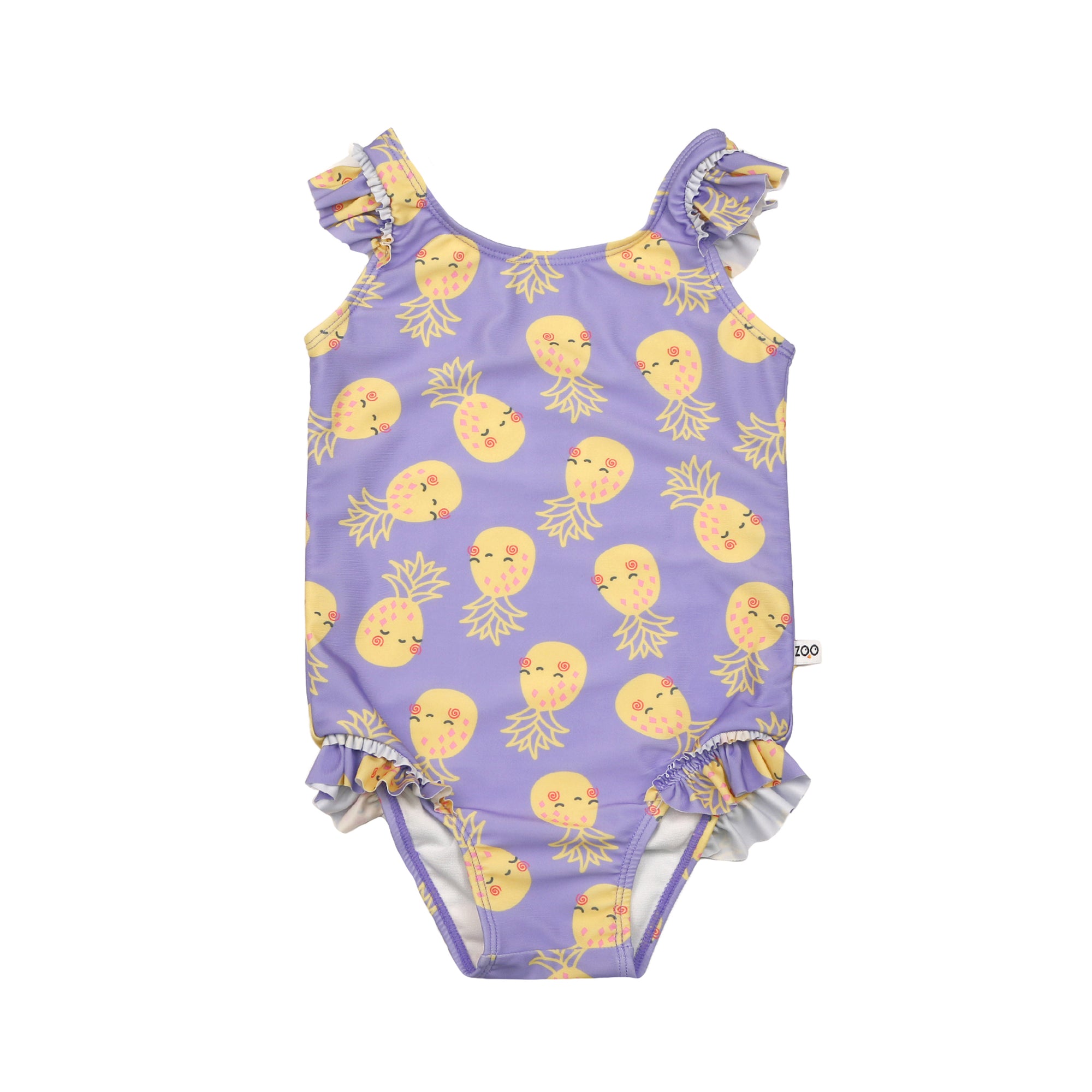 Baby/Toddler Ruffled One Piece Swimsuit - Pineapple