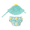 Baby/Toddler Swim Diaper & Sun Hat Set - Daisy