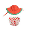 Baby/Toddler Swim Diaper & Sun Hat Set - Strawberry Delight