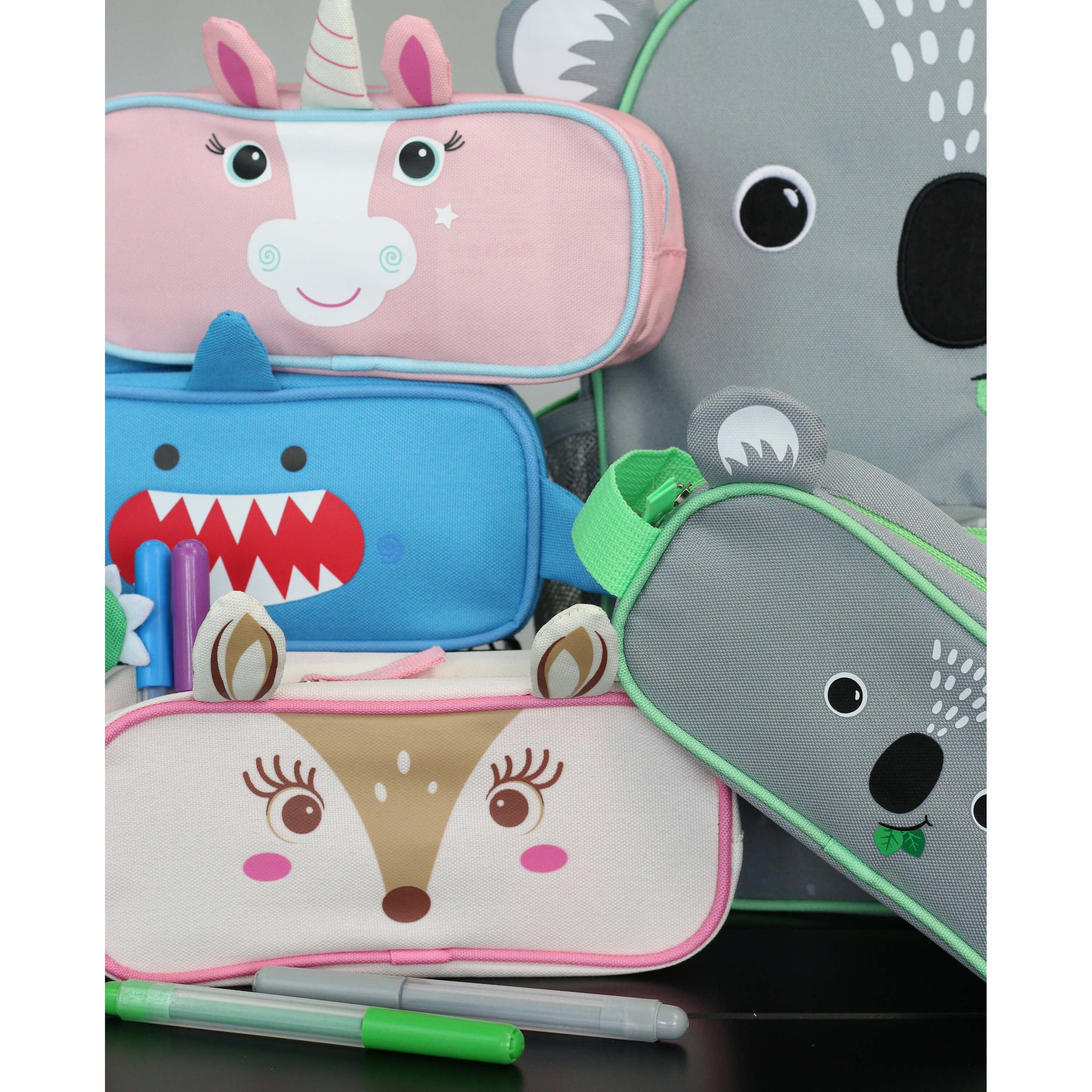 Zoocchini Toddler Kids Pencil Case Pouch Organizer - Kai the Koala -  ZOOCCHINI
