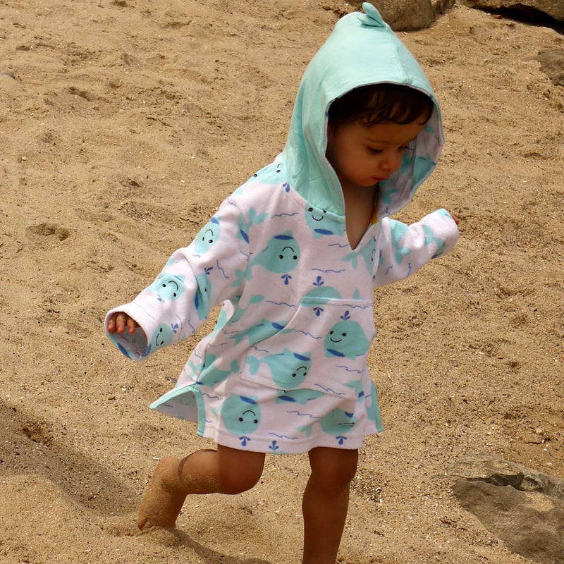 Baby/Toddler Terry Swim Coverup - Willy the Whale