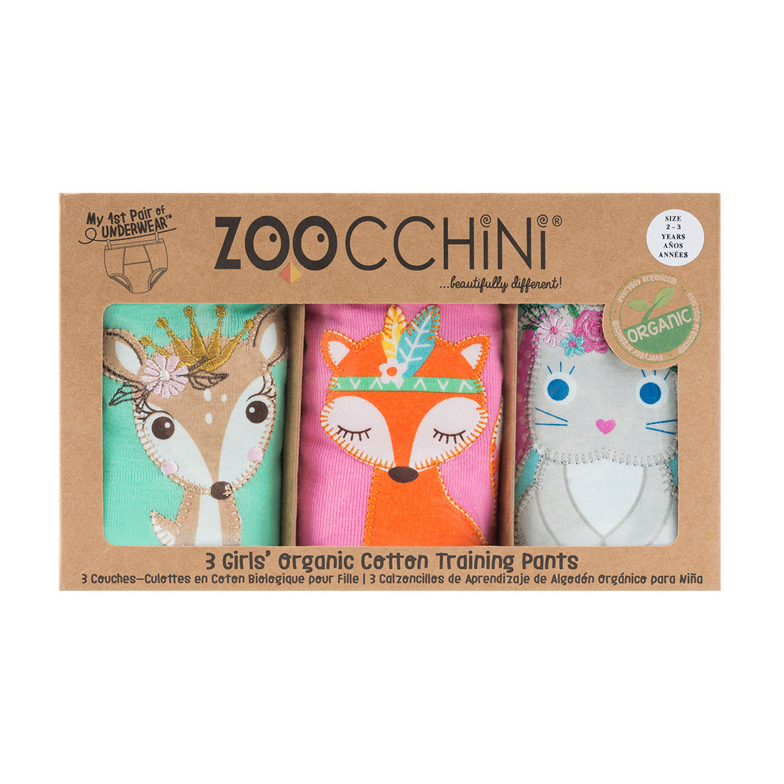 Zoocchini Toddler Kids Pencil Case Pouch Organizer - Allie The Alicorn