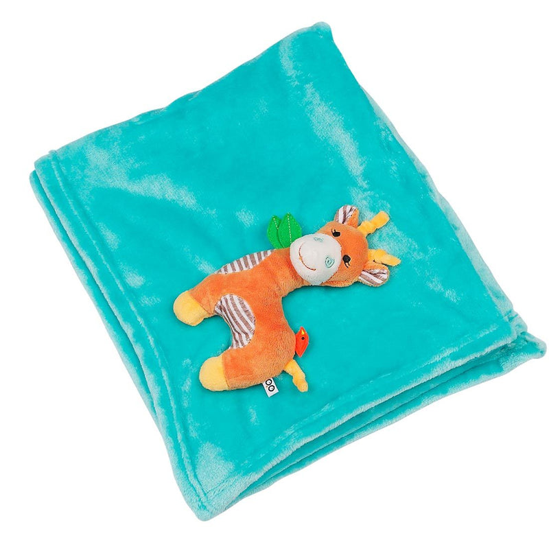 ZOOCCHINI Baby Buddy Stroller Blanket - Jaime the Giraffe-1