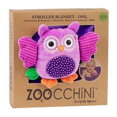 ZOOCCHINI Baby Buddy Stroller Blanket - Olive the Owl-3