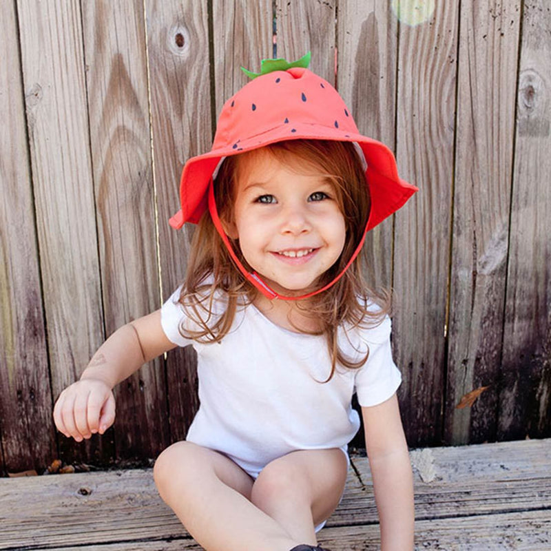 Baby/Toddler Sun Hat - Strawberry