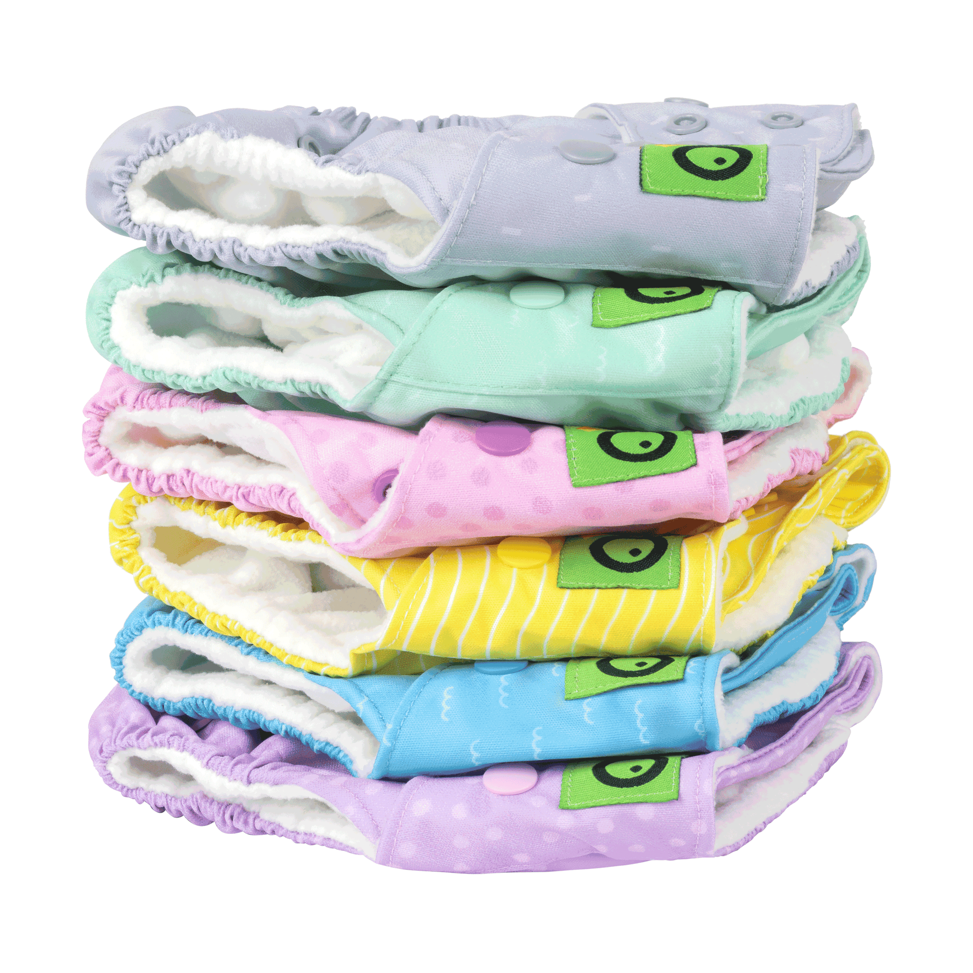 Summer Ready reusable cloth pocket nappies - Set of 4