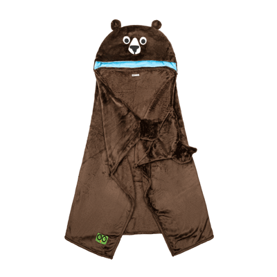 Toddler/Kids Animal Hooded Blanket - Bosley the Bear